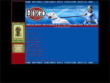 Tablet Screenshot of dingoleash.com